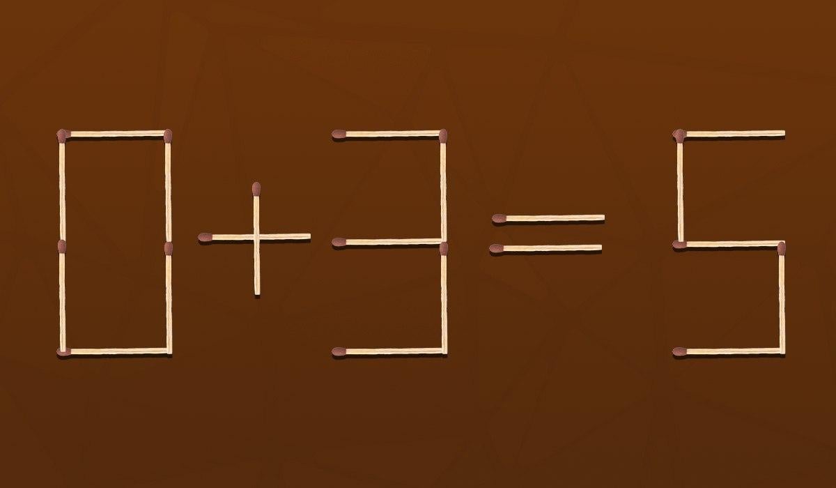 Test del QI: devi lanciare un solo fiammifero.