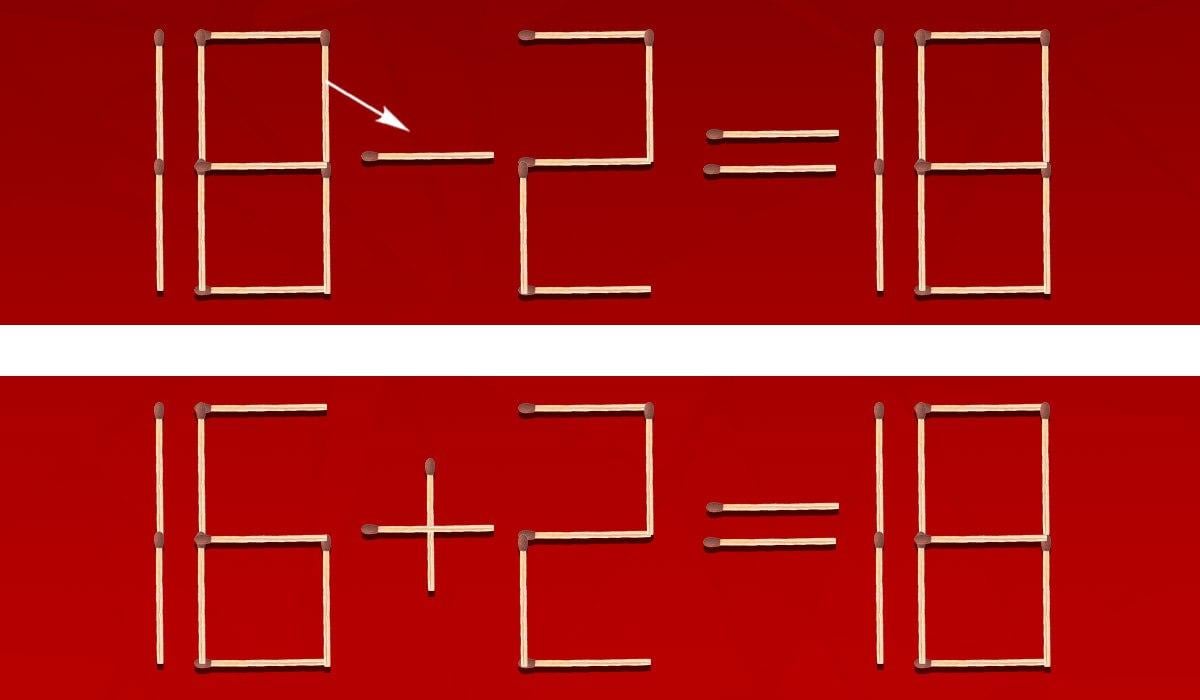 Puzzle da 7 secondi: è sufficiente spostare un solo fiammifero