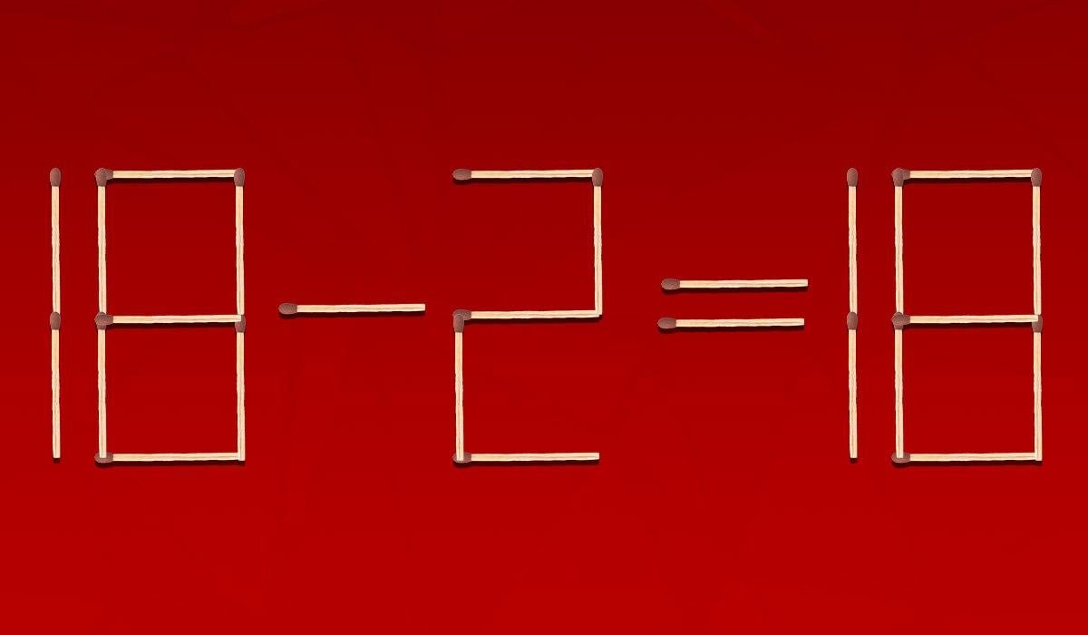 Puzzle da 7 secondi: è necessario spostare un solo fiammifero