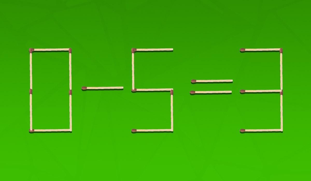 Qi sono i 2 fiammiferi che devono essere trascinati per rendere corretta l'uglianza: un test del QI