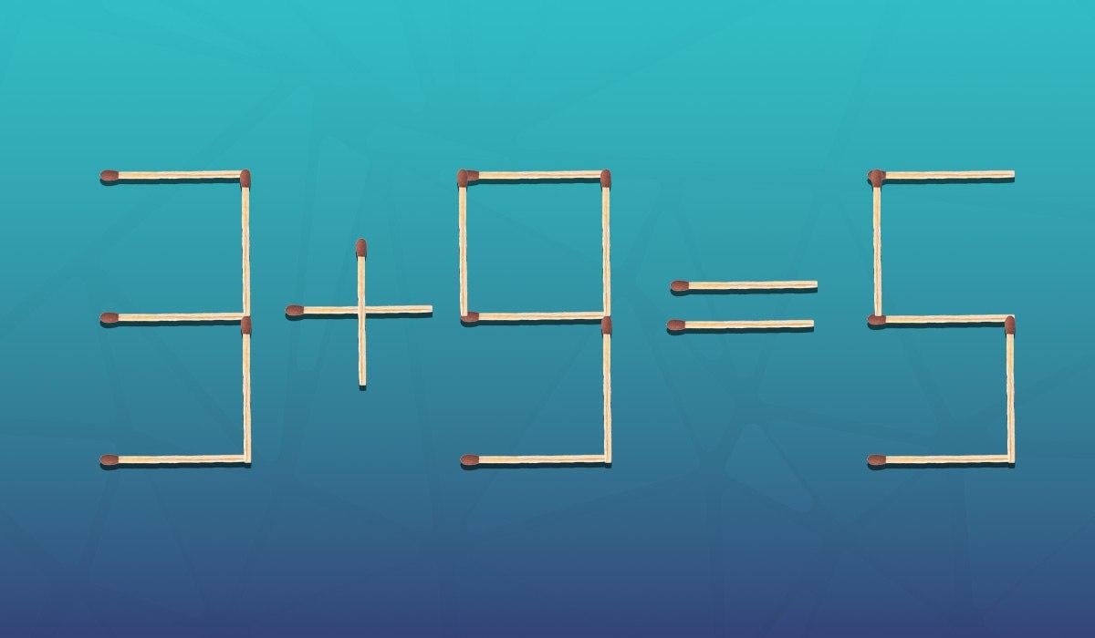 Qe fiammifero deve essere spostato perché l'uglianza sia corretta: un rompicapo per geni