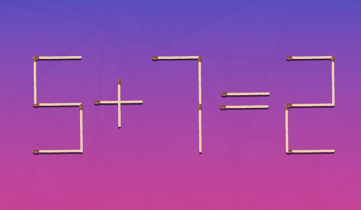 Basta spostare una partita e l'uglianza diventa corretta: un test di intelligenza