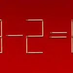 Puzzle da 7 secondi: è sufficiente spostare un solo fiammifero