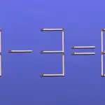 Solo un genio potrebbe risolvere un puzzle di fiammiferi in